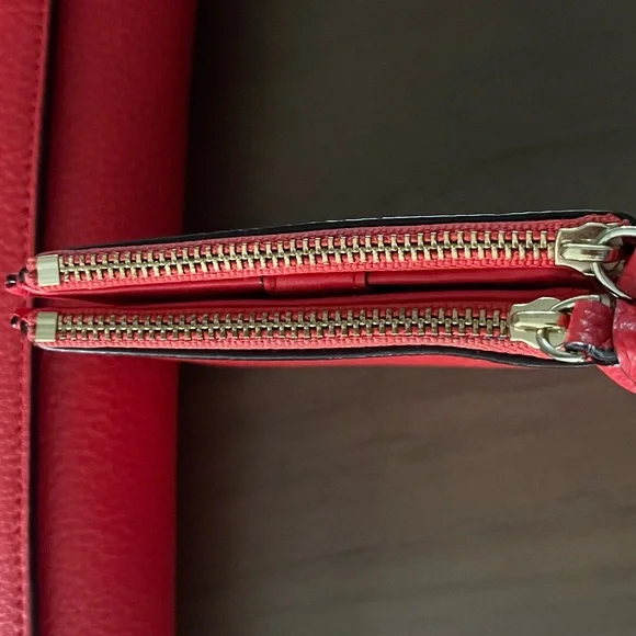 Kate Spade Flynn Street Valencia Prickly Pear Leather bag & wallet - Picture 13 of 14